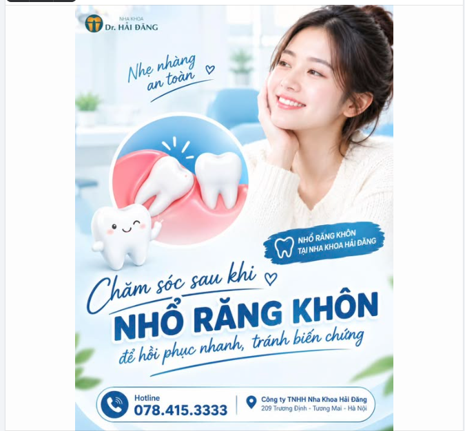 NHỔ RĂNG KHÔN XONG – CHĂM SÓC THẾ NÀO ĐỂ NHANH HỒI PHỤC