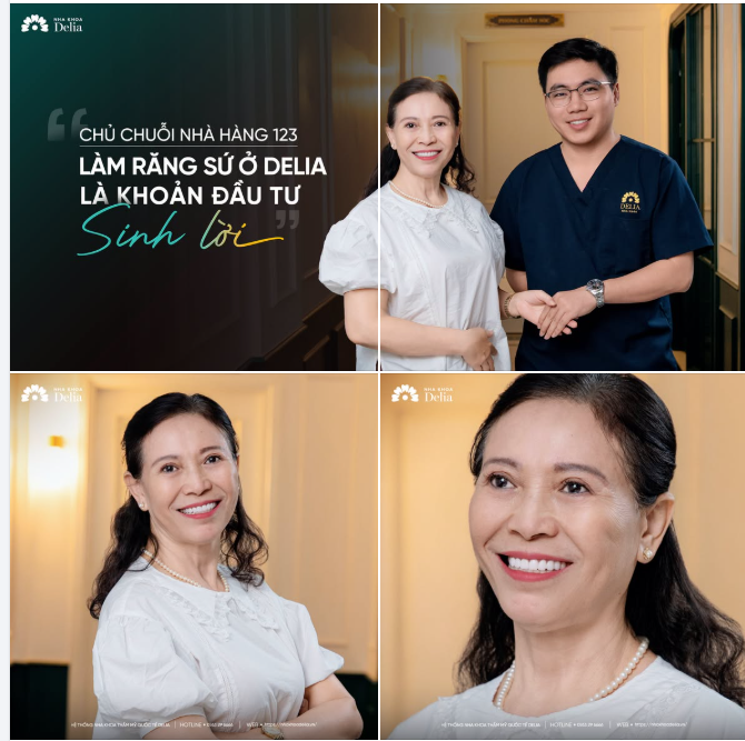Chủ hệ thống Nhà Hàng 123: "Làm răng sứ là khoản đầu tư sinh lời"