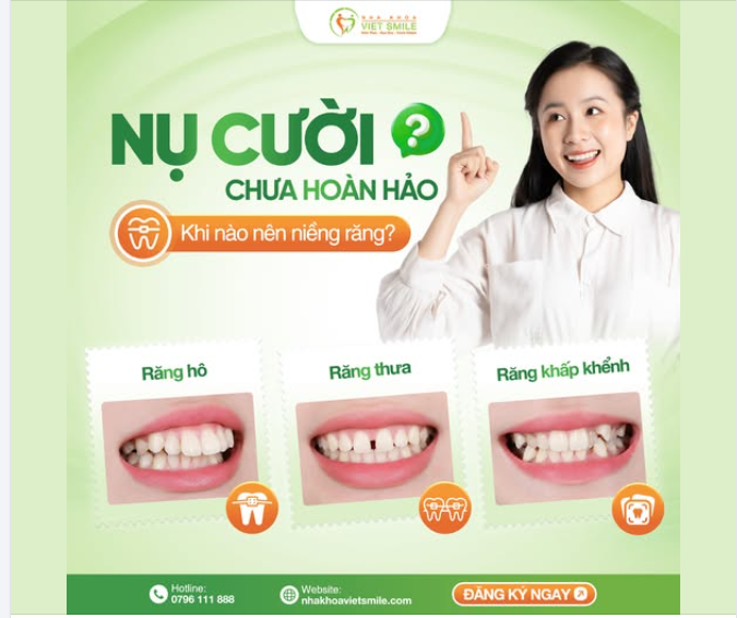 NỤ CƯỜI CHƯA HOÀN HẢO, KHI NÀO NÊN NIỀNG?