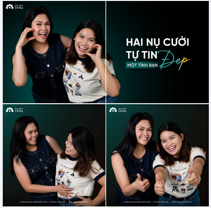 Đến nha khoa DELIA làm răng sứ "lãi" luôn cô bạn thân!