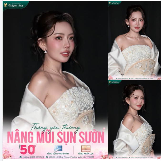 ĐỔI DÁNG MŨI - NÂNG CẤP VISUALL CÙNG NÂNG MŨI SỤN SƯỜN