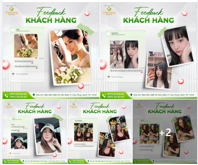 KHÁCH NÓI GÌ SAU KHI TÂN TRANG NHAN SẮC TẠI CHARMING?