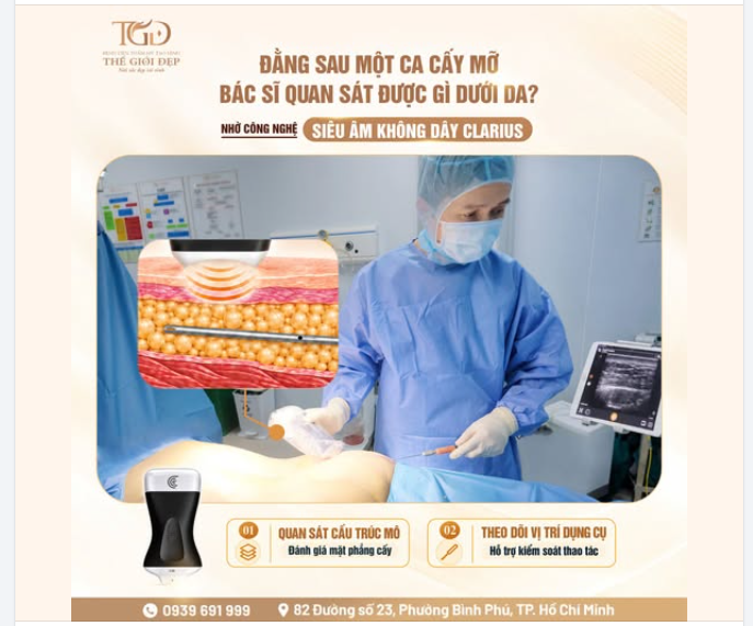 Đằng sau một ca cấy m.ỡ: Bác sĩ quan sát được gì dưới da nhờ công nghệ siêu âm không dây Clarius?