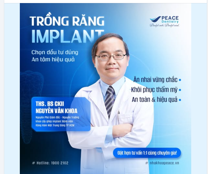 TRỒNG RĂNG IMPLANT CÓ NÊN CHỈ NHÌN VÀO CHI PHÍ?