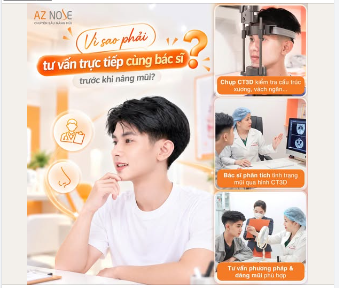 Vì sao nên tư vấn trực tiếp cùng bác sĩ trước khi nâng mũi?