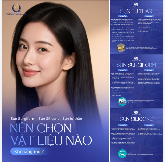 NÊN CHỌN VẬT LIỆU NÀO KHI NÂNG MŨI?