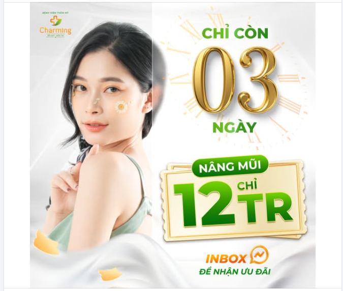 NÂNG MŨI CHỈ TỪ 12TR - ĐẶC QUYỀN THÁNG 10