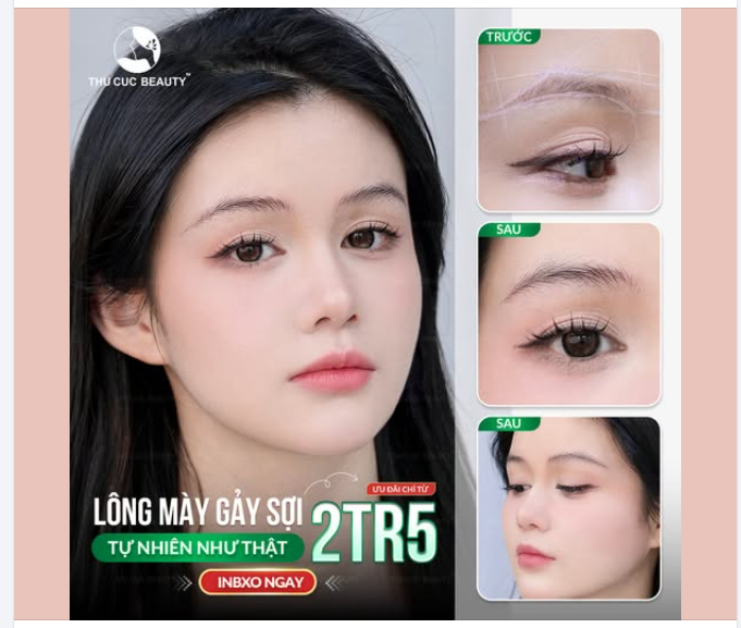 LÔNG MÀY GẢY SỢI - TỰ NHIÊN NHƯ THẬT, SẮC NÉT TỪNG MILIMET!