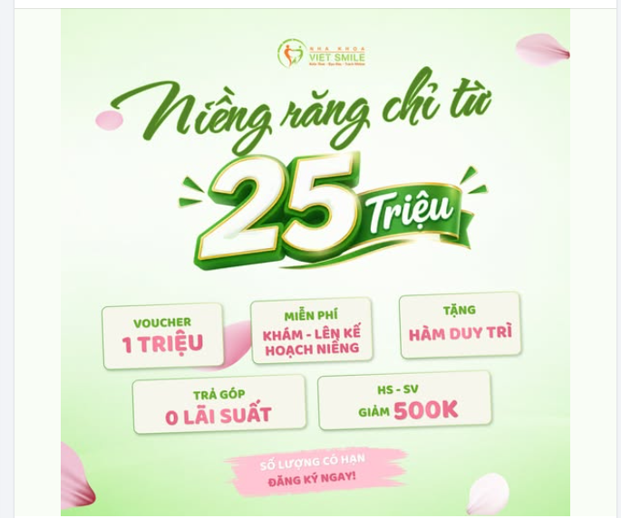 THÁNG CỦA NÀNG: TẶNG ƯU ĐÃI NIỀNG KHÔNG LỢI NHUẬN - TRẢ GÓP 0 LÃI SUẤT