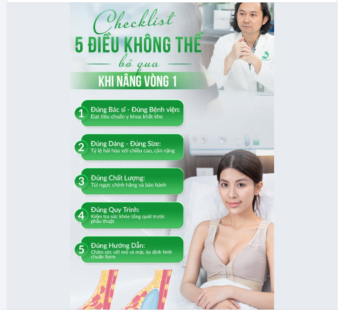 NÂNG NGỰC ĐỪNG VỘI CHỌN SIZE > HÃY CHỌN ĐÚNG 5 ĐIỀU NÀY TRƯỚC