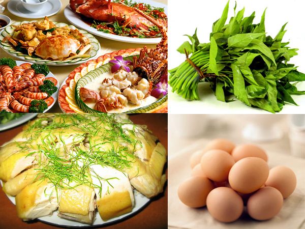 tin 6 ảnh kiêng cữ ăn uống