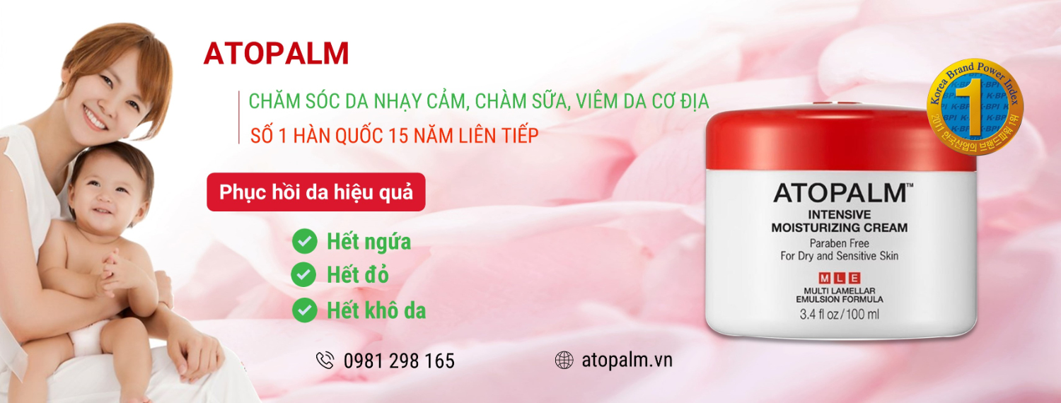 Kem dưỡng ẩm Hàn Quốc ATOPALM - như chạm vào da em bé