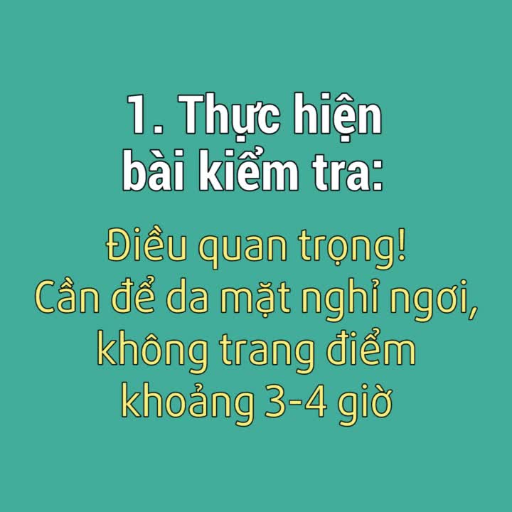 3 cách để xác định làn da của mình