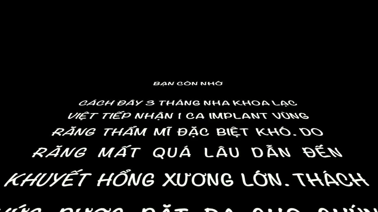 Xử lý ca mất răng cửa - Nha khoa Lạc Việt