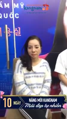 Nâng mũi cấu trúc 4D - Thẩm mỹ Kangnam - Ca 50
