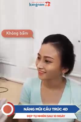 Nâng mũi cấu trúc 4D - Thẩm mỹ Kangnam - Ca 36
