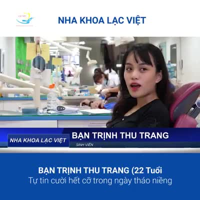 THÁO MẮC CÀI SAU 1 NĂM NIỀNG RĂNG - THU TRANG TỰ TIN CƯỜI HẾT CỠ