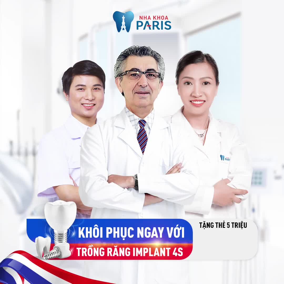 Tuần lễ vàng TRỒNG RĂNG IMPLANT: OFF 20% + Tặng thẻ 5 triệu