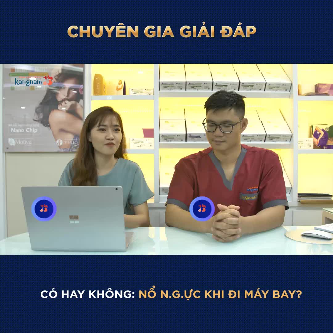 Có hay không nổ ngực khi đi máy bay?