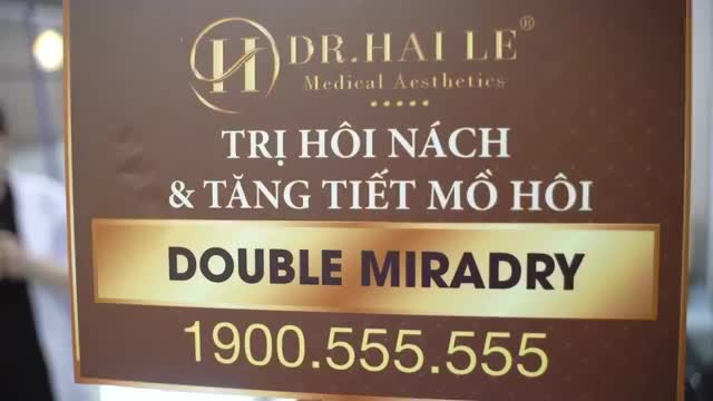 Điều trị tăng tiết mồ hôi và hôi nách bằng công nghệ Miradry