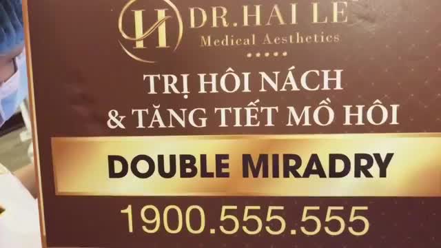 CÙNG XEM QUY TRÌNH ĐIỀU TRỊ CHỨNG TĂNG TIẾT MỒ HÔI NÁCH DOUBLE MIRADRY