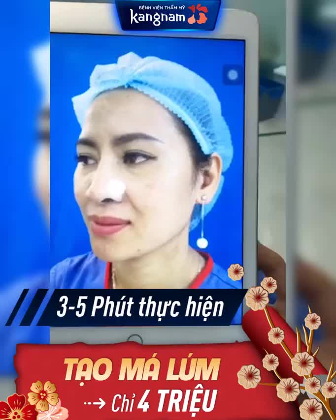 Má lúm xinh hết ý, đón Tết Canh Tý