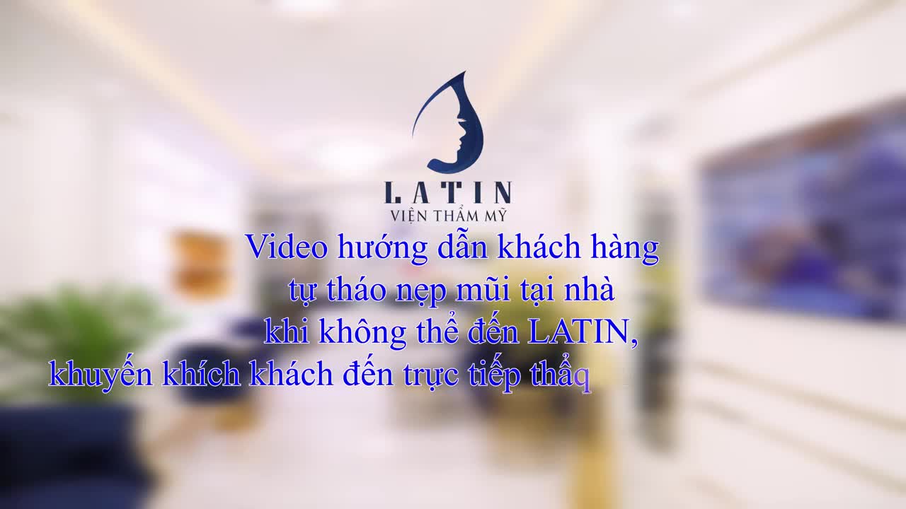 HƯỚNG DẪN THÁO NẸP MŨI TẠI NHÀ