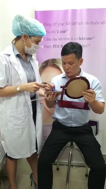 Căng da má và căng da mặt bằng chỉ.