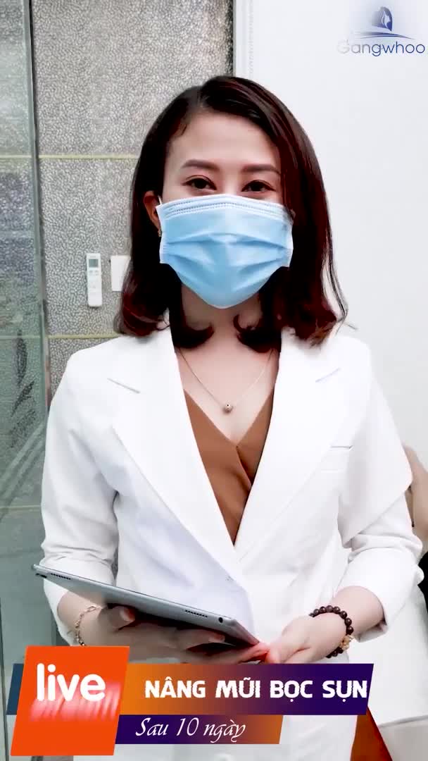DÁNG MŨI BỌC SỤN VỪA THỰC HIỆN XONG - VÀO FORM ĐẸP MÊ HỒN