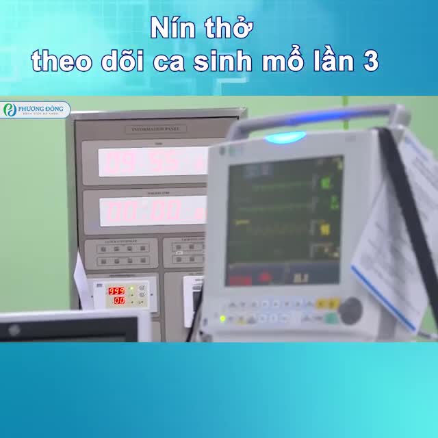 Nín thở theo dõi ca sinh mổ lần 3