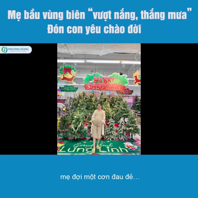 Mẹ bầu vùng biên "vượt nắng thắng mưa" đón con yêu chào đời