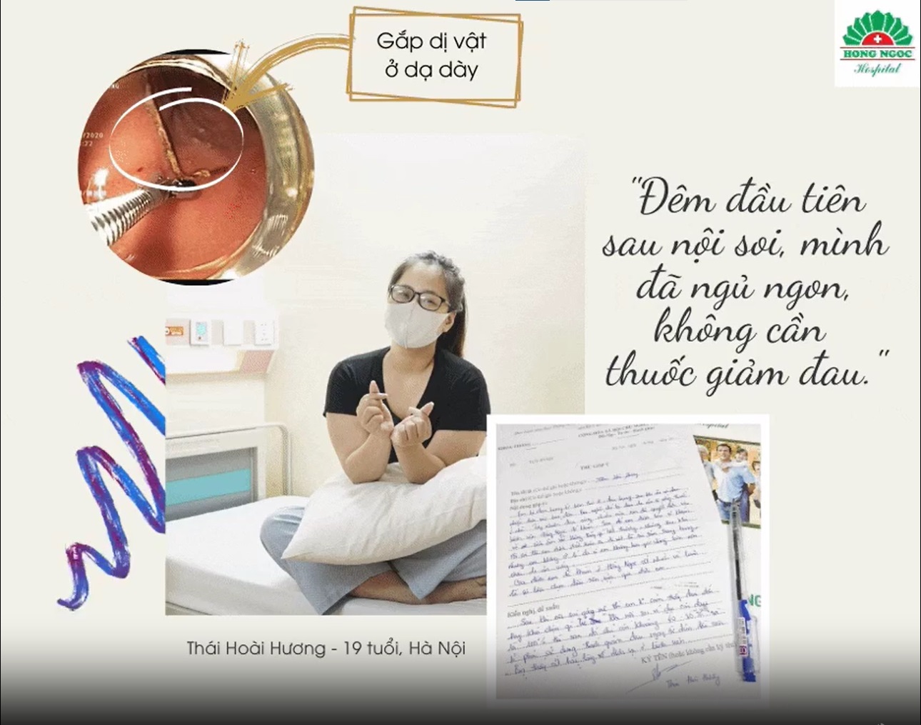NGHI NGỜ ĐAU DẠ DÀY, ĐI NỘI SOI PHÁT HIỆN TĂM DÀI 3CM TRONG Ổ BỤNG