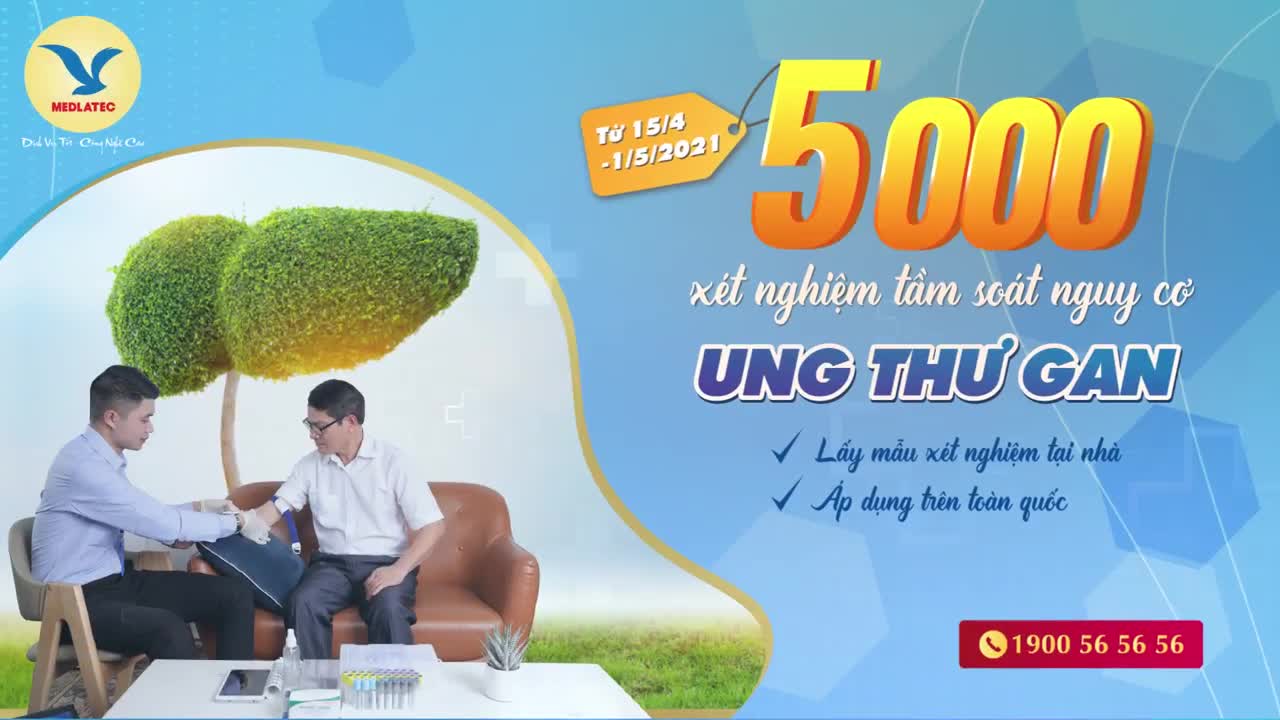ĐỪNG BỎ QUA CƠ HỘI MIỄN PHÍ XÉT NGHIỆM TẦM SOÁT UNG THƯ GAN NGAY TẠI NHÀ