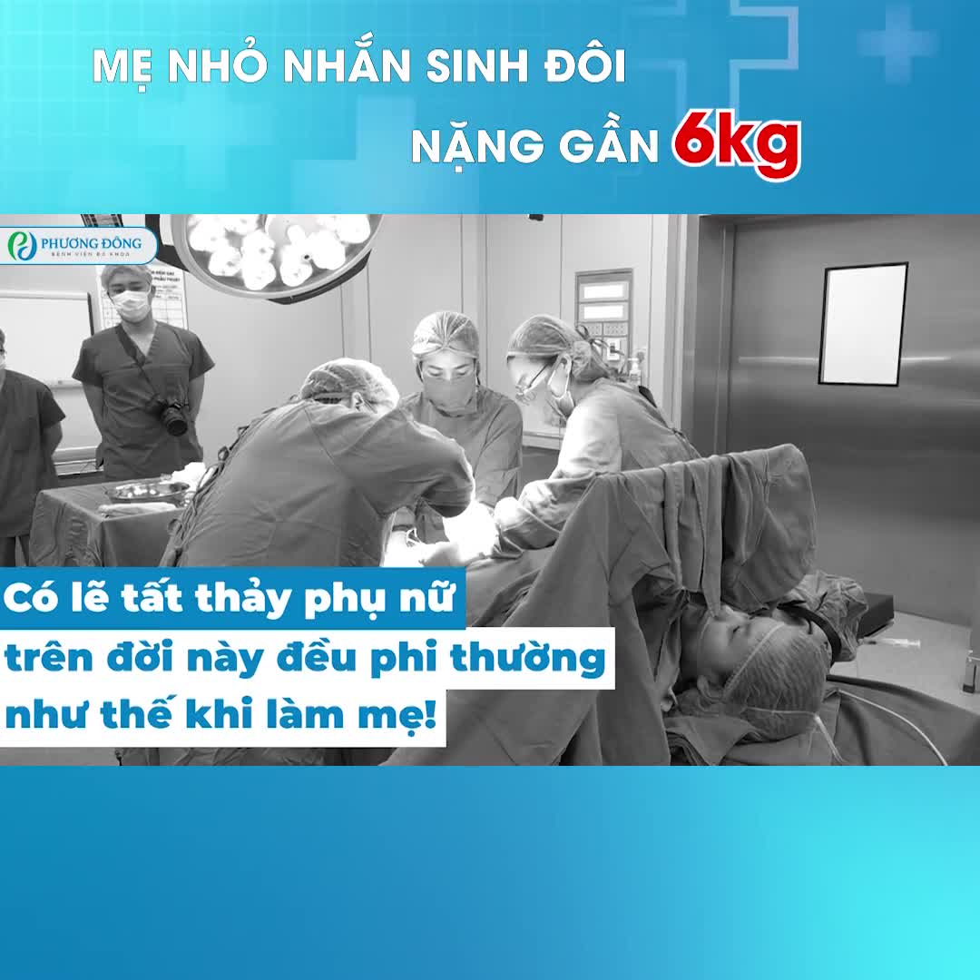 Hành trình đón con của sản phụ nhỏ nhắn