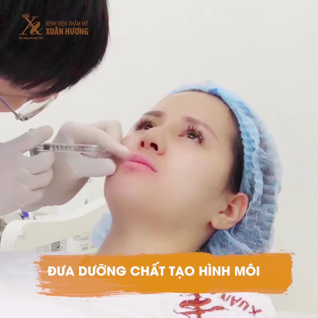 MÔI XINH CĂNG MỌNG, ĐẸP NGAY TỨC THÌ SAU KHI TẠO HÌNH BẰNG DƯỠNG CHẤT TẠI XUÂN HƯƠNG
