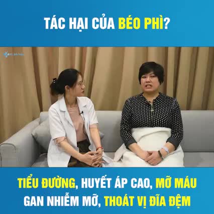 Béo phì và những bệnh lý đi kèm nguy hiểm...