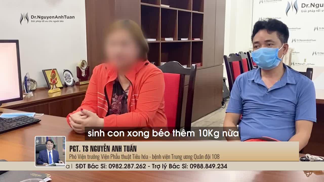 Bệnh nhân H. bị béo sau sinh, dù đã dùng nhiều biện pháp nhưng đều không hiệu quả