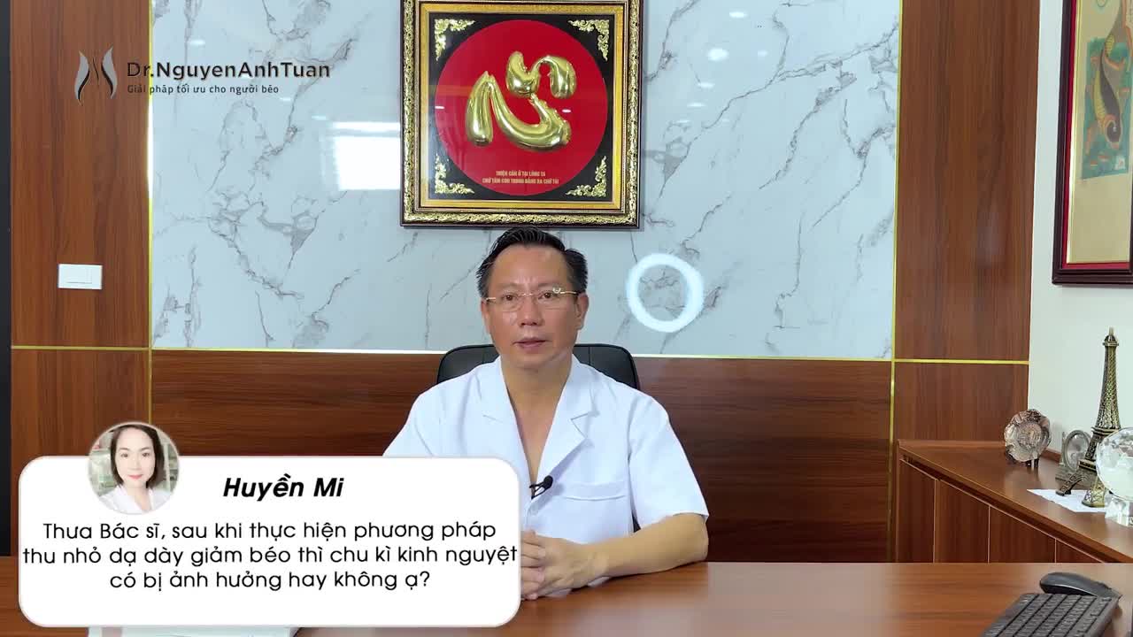 Chu kỳ kinh nguyệt có bị ảnh hưởng sau Thu nhỏ Dạ dày - Giảm béo?