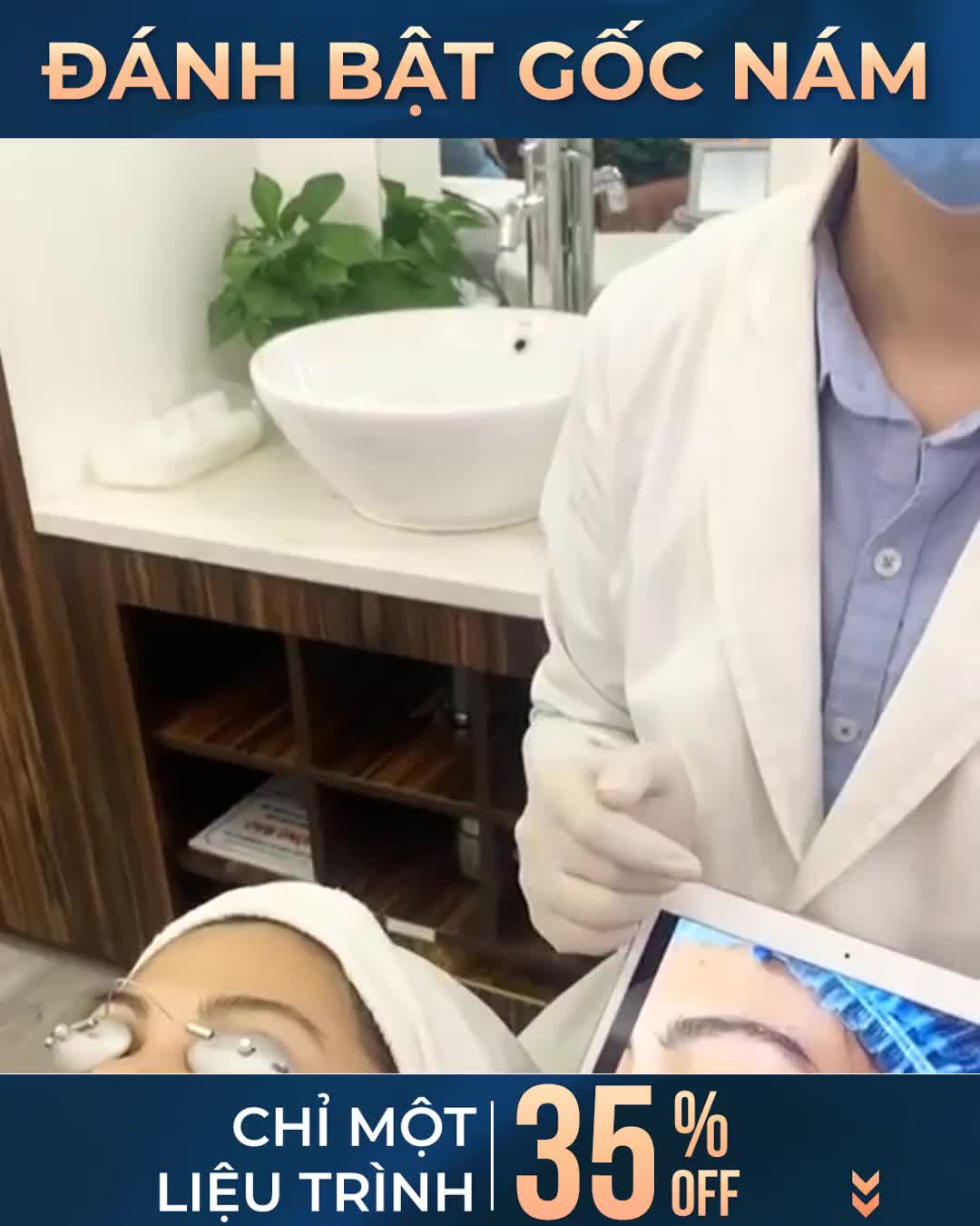Phân tích và bắn laser ca Nám chân sâu điển hình
