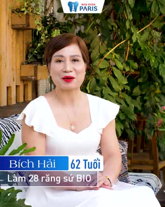 Vẻ đẹp  không tuổi với răng sứ thời thượng