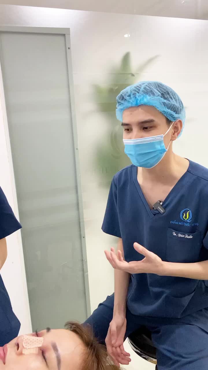 Cận cảnh chiếu sóng Plasma Ultracell - Sau phẫu thuật làm đẹp tại Thẩm mỹ quốc tế VQ.