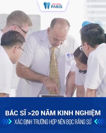 BỌC RĂNG SỨ TỐT NHẤT 80% PHỤ THUỘC VÀO BÁC SĨ