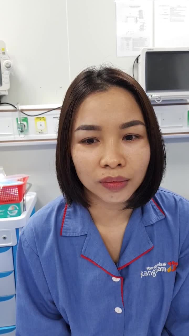 Kết quả KH độn cằm chất liệu đặc biệt (chất liệu Mỹ) sau 30 phút phẫu thuật