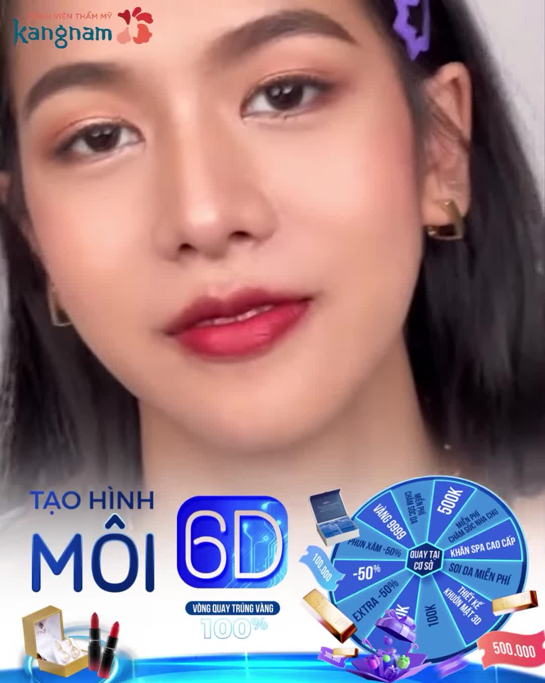 Bùng nổ Ưu đãi mừng ra mắt Tạo hình môi 6D