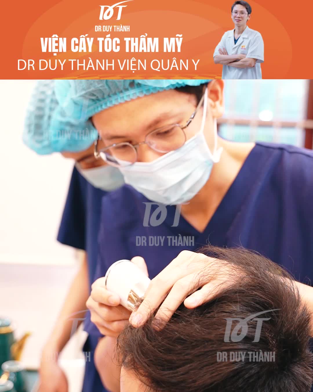 Cấy tóc tự thân Dr Duy Thành: Cận cảnh quy trình từ A-Z