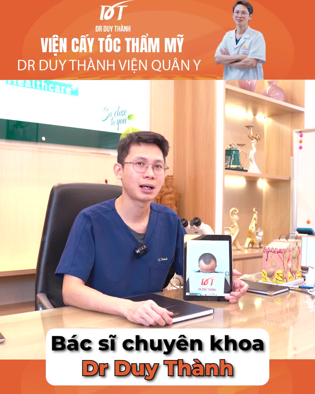 Dr Duy Thành phân tích case: bí quyết cấy tóc số lượng ít mà phủ được diện tích rộng