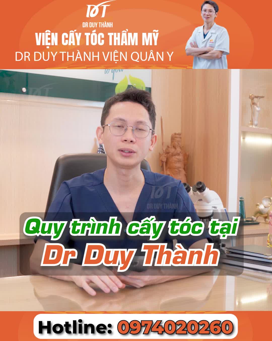 Quy trình cấy tóc tự thân diễn ra như thế nào - Dr Duy Thành chia sẻ