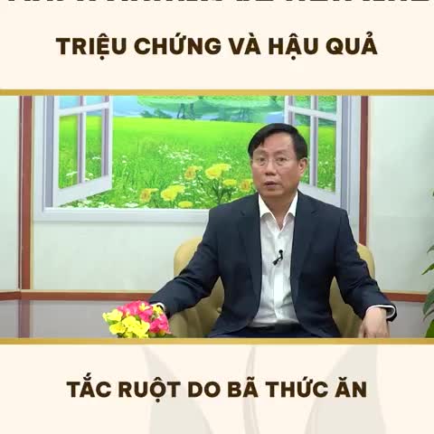 Triệu chứng và hậu quả của tắc ruột do bã thức ăn