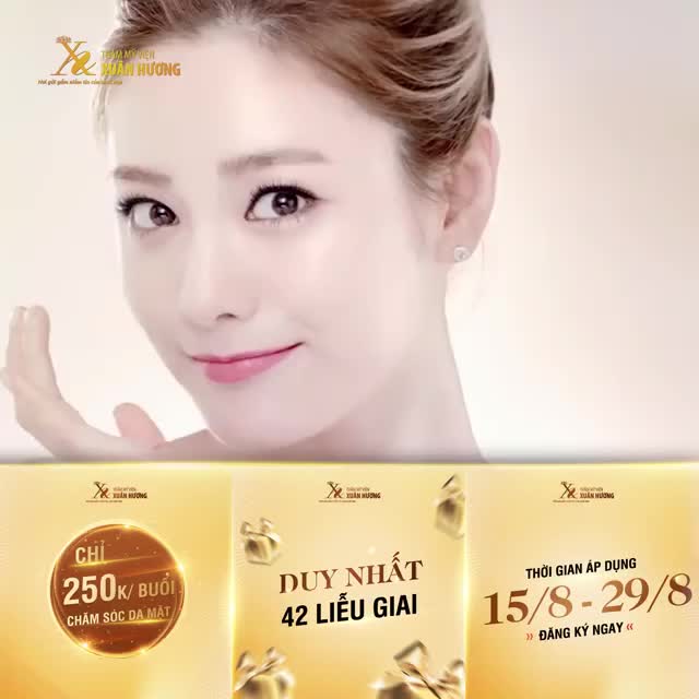 BỪNG SÁNG SỨC SỐNG CHO LÀN DA TƯƠI TRẺ VỚI GÓI CHĂM SÓC DA MẶT TẠI TMV XUÂN HƯƠNG
