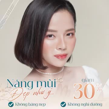 Siêu hot! Nâng mũi không băng nẹp - đẹp như ý